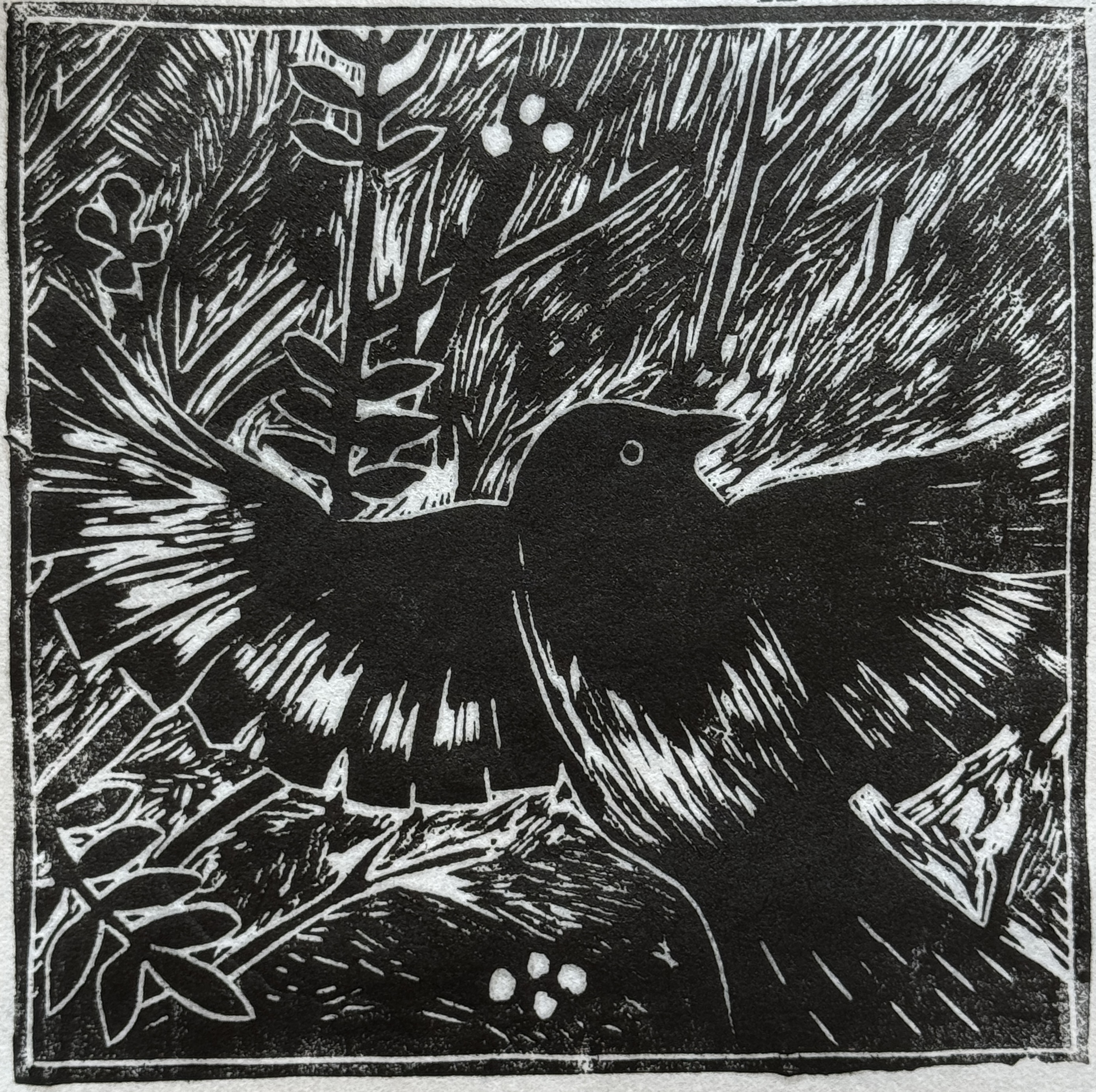 Lino Prints - Fades Away